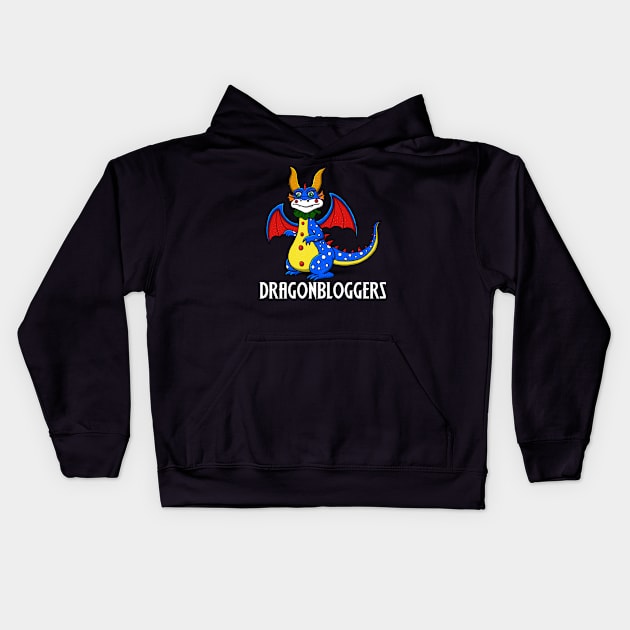 Dragonbloggers Clown Dragon Shirt Kids Hoodie by Shopping Dragons